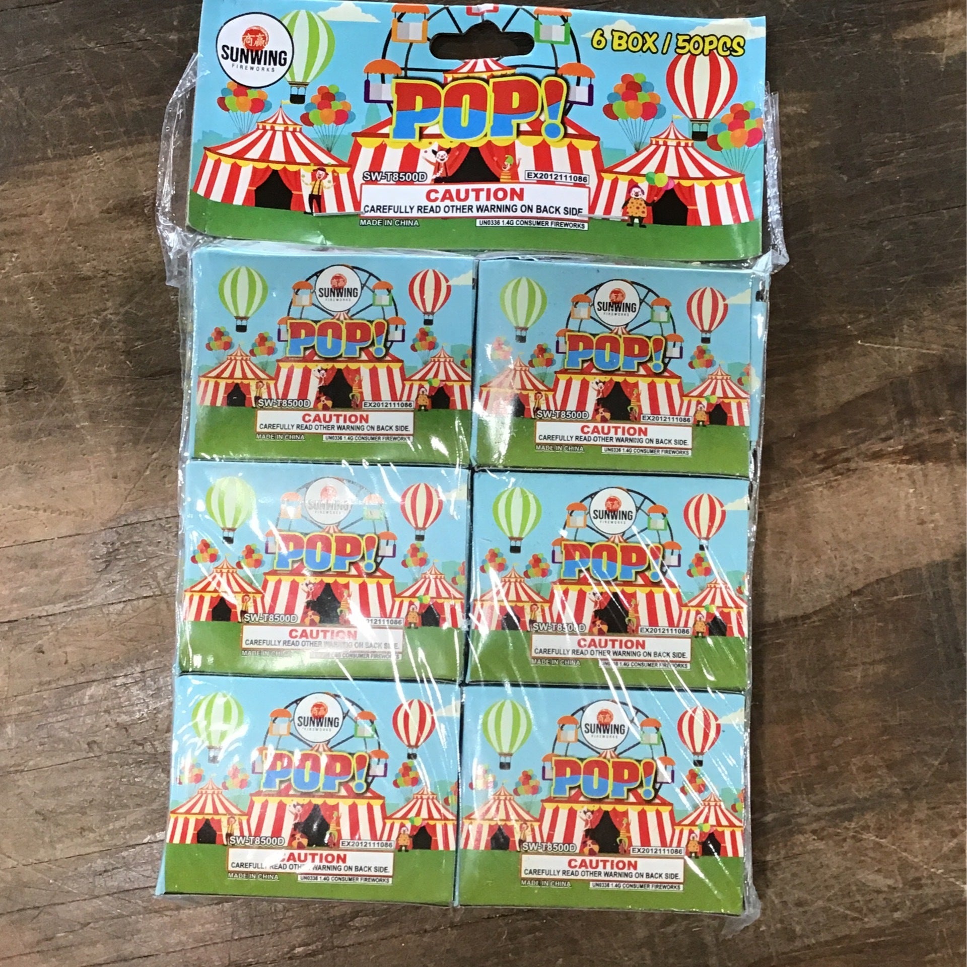 Pop! Snaps 6 pack KG Fireworks Warehouse South Range, Wisconsin