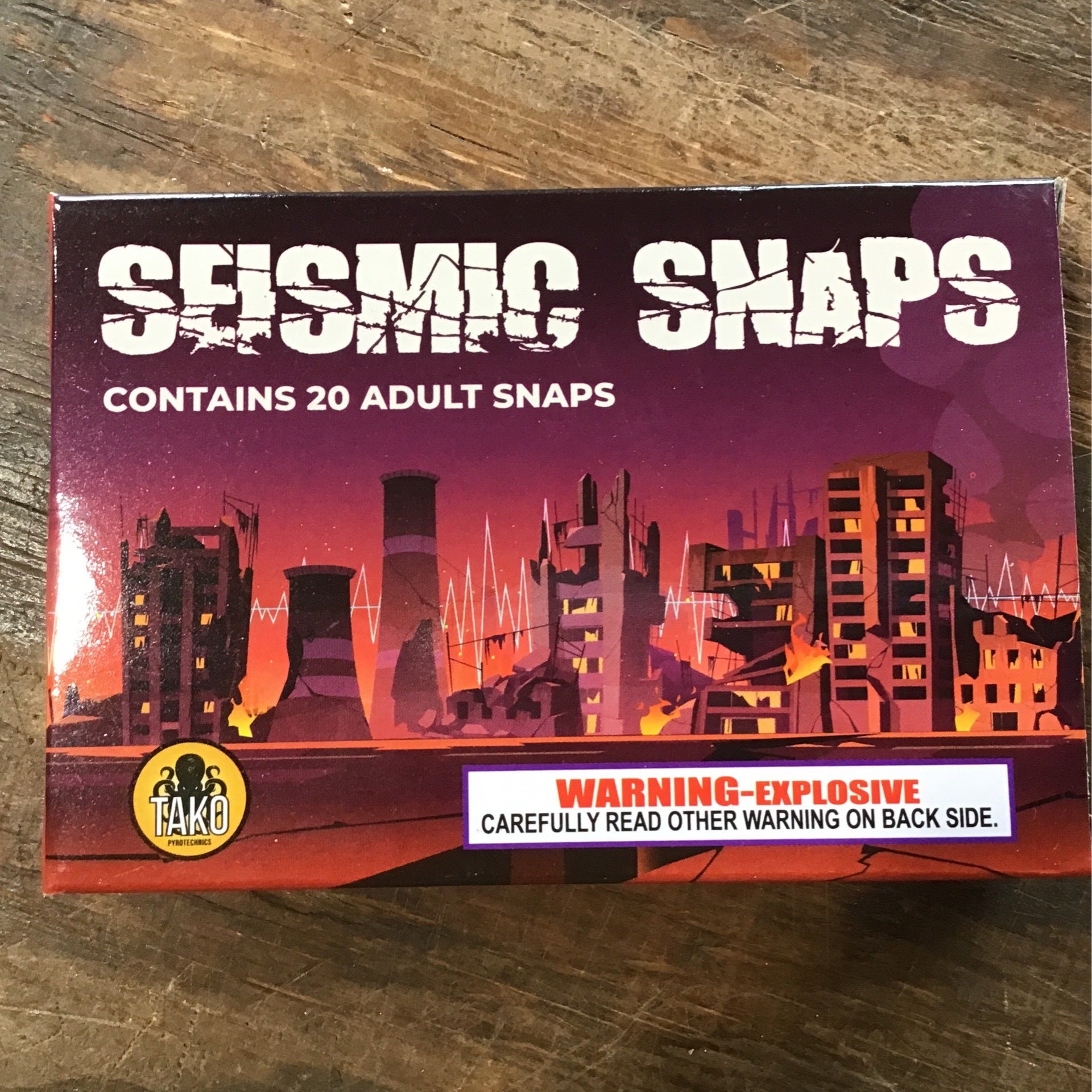 Seismic snaps (adult snaps) KG Fireworks Warehouse South Range